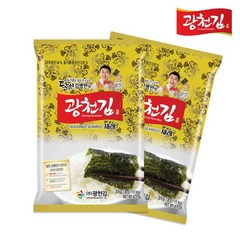 광천김 들기름을 발라 더 고소한 달인 김병만의 재래 전장김, 20개, 20g