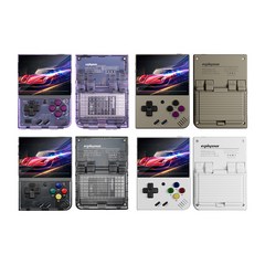 [SHAOMI]Miyoo mini plus 레트로 PS1 게임기 3000mAh 리튬배터리 3.5인치 스크린 미유 미니 플러스 게임기 본체, 블랙, 본체+32g