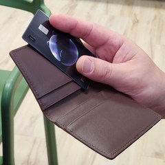 [자스나로 BRO-2] 얇은지갑 슬림한 미니 교통 가죽 카드지갑 NFC 중복인식방지 특허