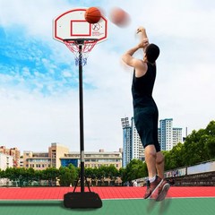 이동식 농구대 높이조절 농구골대+공세트 유치원 학교, 스탠드농구대