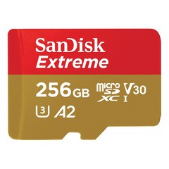 샌디스크 익스트림 마이크로SD 카드 SDSQXA1-256G, 256GB