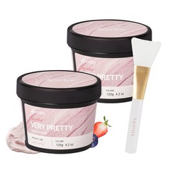 아페리레 스파 릴리프 베리 프리티 모공팩 120g 2개+팩브러쉬, 1, 1