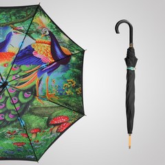 귀여운 토토로 장우산 캐릭터 2단 전자동 양산 자외선 차단
