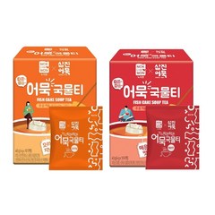 녹차원+삼진어묵 따끈따끈 어묵국물티 총20티백, 오리지날+매운맛, 1개