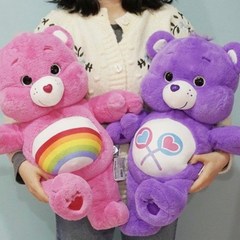 대형 키치 케어베어 정품 곰인형 45cm 4color [CAREBEARS 봉제 애착 안고자는 곰돌이 선물], 옐로우