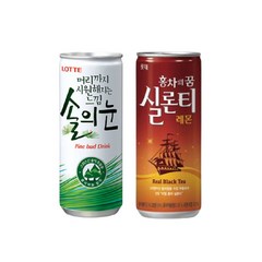 240ml 2종 혼합 각 15개 ( 실론티 + 솔의눈 ) / 총 30개