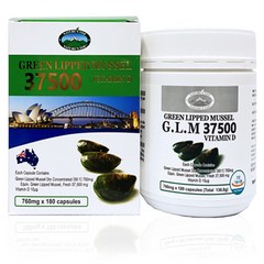 뉴질랜드 지엘엠 초록입홍합 37500 비타민D, 760mg, 1병