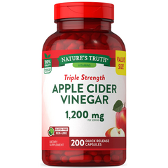 네이처스 트루스 애플 사이다 식초 1200mg 200캡슐 Nature's Truth Apple Cider Vinegar, 1개, 200정