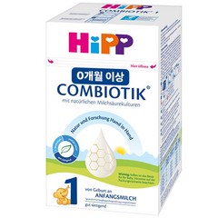 힙분유 HIPP 콤비오틱 1단계 1통(25/1), 600g, 1개