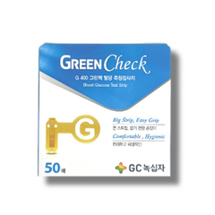 GC 녹십자 G 400 그린첵 혈당 측정검사지 GREEN CHECK 50매, 50개, 50개