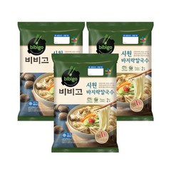 비비고 시원바지락칼국수 642g 3개