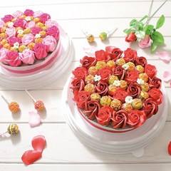 츄파춥스 원형케익 발렌타인 화이트 데이 사탕 선물, 츄파춥스원형케익 핑크