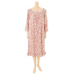 와코루 수입 레이온 꽃나염 여성 홈웨어 원피스 잠옷