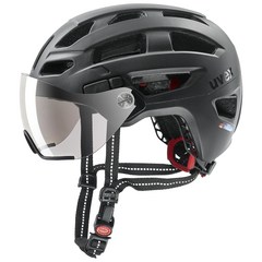 uvex (우벡스) 자전거 헬멧 바이저와 LED 라이트 포함 독일제 finale visor