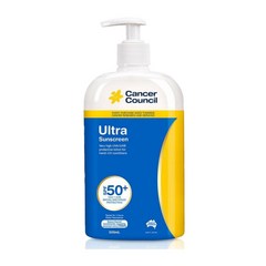 캔서카운슬 울트라 선크림 SPF 50+ 500ml Cancer Council Ultra Sunscreen, 1개