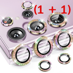 (1+1)갤럭시 액정보호필름 강화유리 카메라렌즈 폴더폰 S23 1+1, 오로라1+1