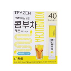 티젠 콤부차 레몬 5g X 40+40개 다이어트 음료 저칼로리 정국 콤부차, 160개