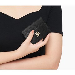 [정품 100%] 루이까또즈 사선 퀼팅 블랙 명함 / 카드 지갑 선물용