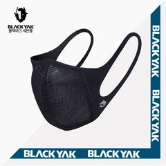 블랙야크 야크스포츠마스크 2BYXXX2918 (공용) 스트레치 소재 스포츠용 등산 기능성 마스크, L, BLACK