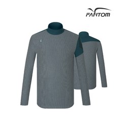팬텀 골프 fantom남성 기능성 배색 하이넥 이너 티셔츠 F212B3TI931_GN, 105, GN, 1개