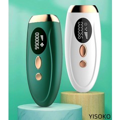 YISOKO IPL가정용 레이저제모기 선글라스+면도기 증정, 흰색