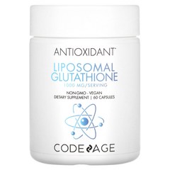 코드에이지 Codeage 리포소말 글루타치온 Glutathione 1000mg 비건 60개입, 60정, 1개