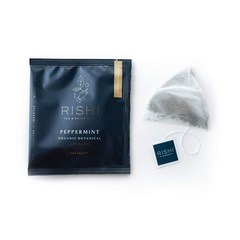 Rishi Tea 리쉬티 페퍼민트 허브티 50개, 기본