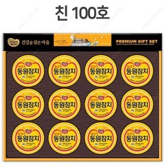 동원 친100호 참치통조림 선물세트 + 쇼핑백, 1세트