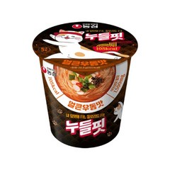 농심 누들핏 얼큰우동맛(30.9gx1) 팬트리 캠핑준비물 편의점 간편식, 6개