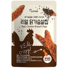 신선어람 리얼 닭가슴살칩 블랙페퍼 30g, 10개