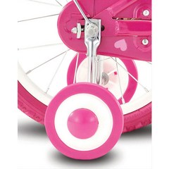 (바이크7) 삼천리 어린이 자전거 환봉형 보조 바퀴, 보조바퀴 - 18 핑크, 0.46m
