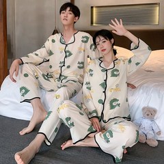 러빙리 공뇽 빅사이즈 커플잠옷 홈웨어 파자마세트 (신혼 여행 파티룩)