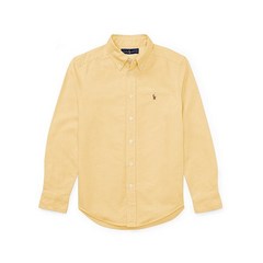 픽스키즈 폴로 Solid Long-Sleeve Oxford Shirt 옐로우 옥스포드 남방 셔츠 #323677133004 뉴코아괴정점
