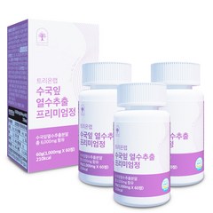 트리온랩 수국잎 열수추출 프리미엄정 1000mg X 60정, 3개