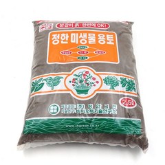 BK정한 미생물용토 2.5L (소) 미생물 배양토 분갈이 흙, 단일상품(BFK2676), 본상품