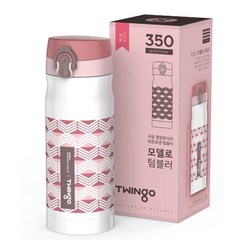 트윙고 모델로 보온보냉 텀블러, 리소, 350ml