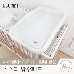 [꿈비] 올스타 신생아 기저귀 교환대 전용 패드 42x64cm, 1개