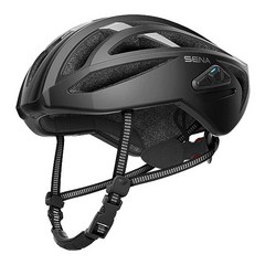 Sena R2 EVO R2X 스마트 블루투스 커뮤니케이션 로드 사이클링 헬멧 자전거, Large, R2 + 스포츠 헬멧, 매트 블랙.