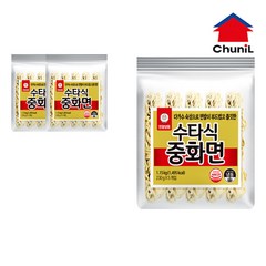 [자연맘스토리] 천일 수타식 중화면 1.15kg x 3개