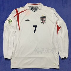 2006 월드컵 베컴 유니폼 세트 7번 데이비드 배컴 등번호 이름 팬 수집품 패치 져지