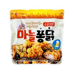 롯데푸드 마늘퐁닭 순살치킨 200g x2