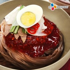 CJ프레시웨이 평양냉면 10인분 / 면 10팩 + 비빔장, 기타, 기타