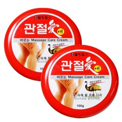 관절애 마사지크림 100g, 2개