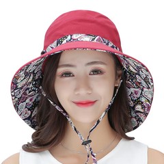 모자 여성 여름 썬캡 자외선 차단 접이식 패션 천 모자 나들이 썬캡 버킷햇