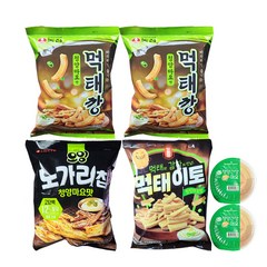 먹태깡 2개+노가리칩 1개+먹태이토 1개+소스 2개, 310g, 1세트