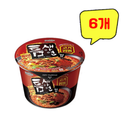 팔도 틈새라면 고기짬뽕 큰컵 105g, 6개