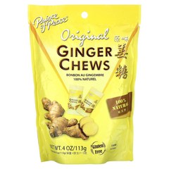 Prince of Peace Ginger Chews Original 4 oz (113 g), 1개