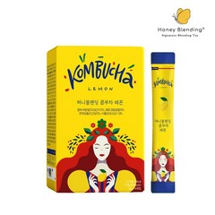 허니블렌딩 콤부차 레몬 5g x 14포 1박스, 없음