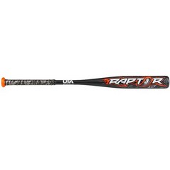 롤링스 Rawlings 2018 아동용 알루미늄 배트 RAPTOR (-10), 검정