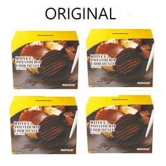 로이스 포테이토칩 초콜릿 오리지널, 190g, 4박스